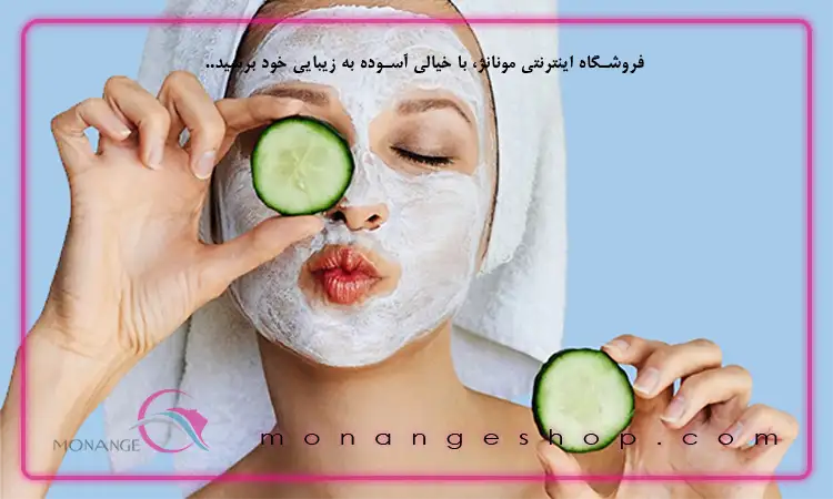 شگفت انگیز خیار برای پوست
