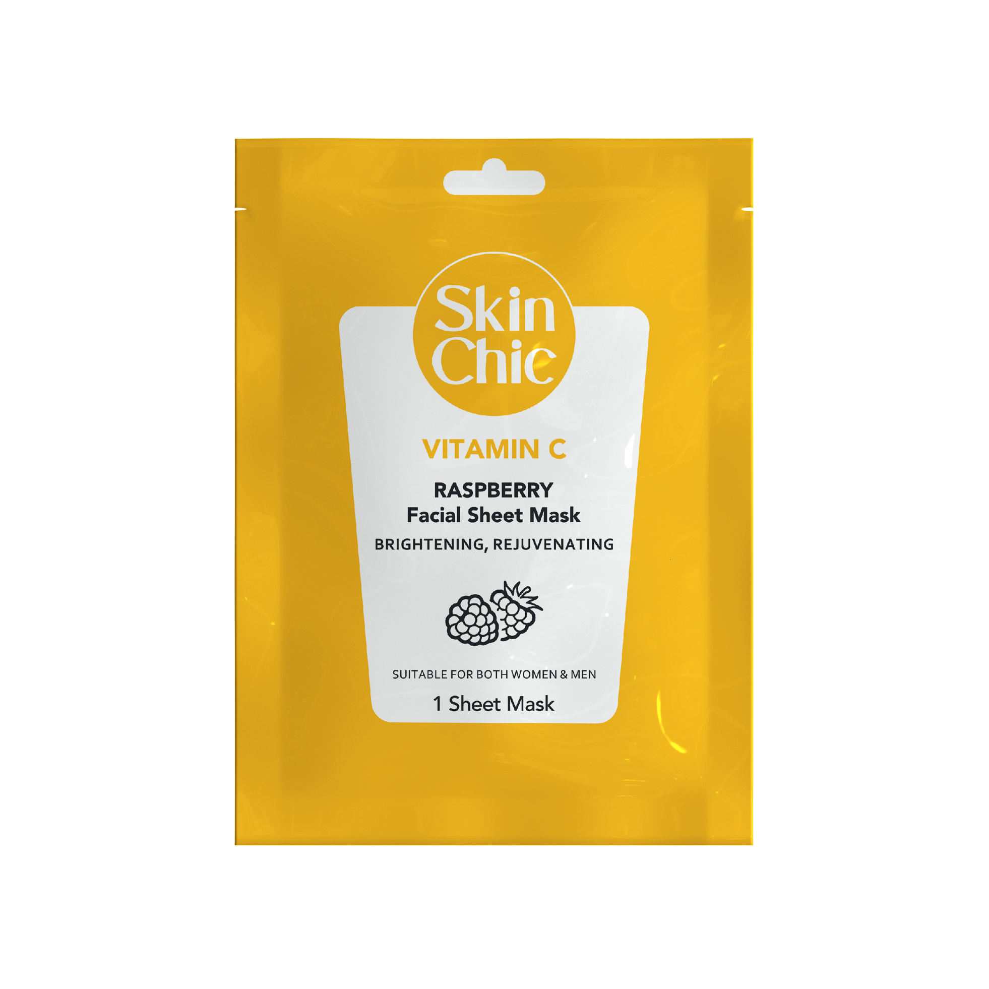 vitamin C raspberry face sheet mask copy