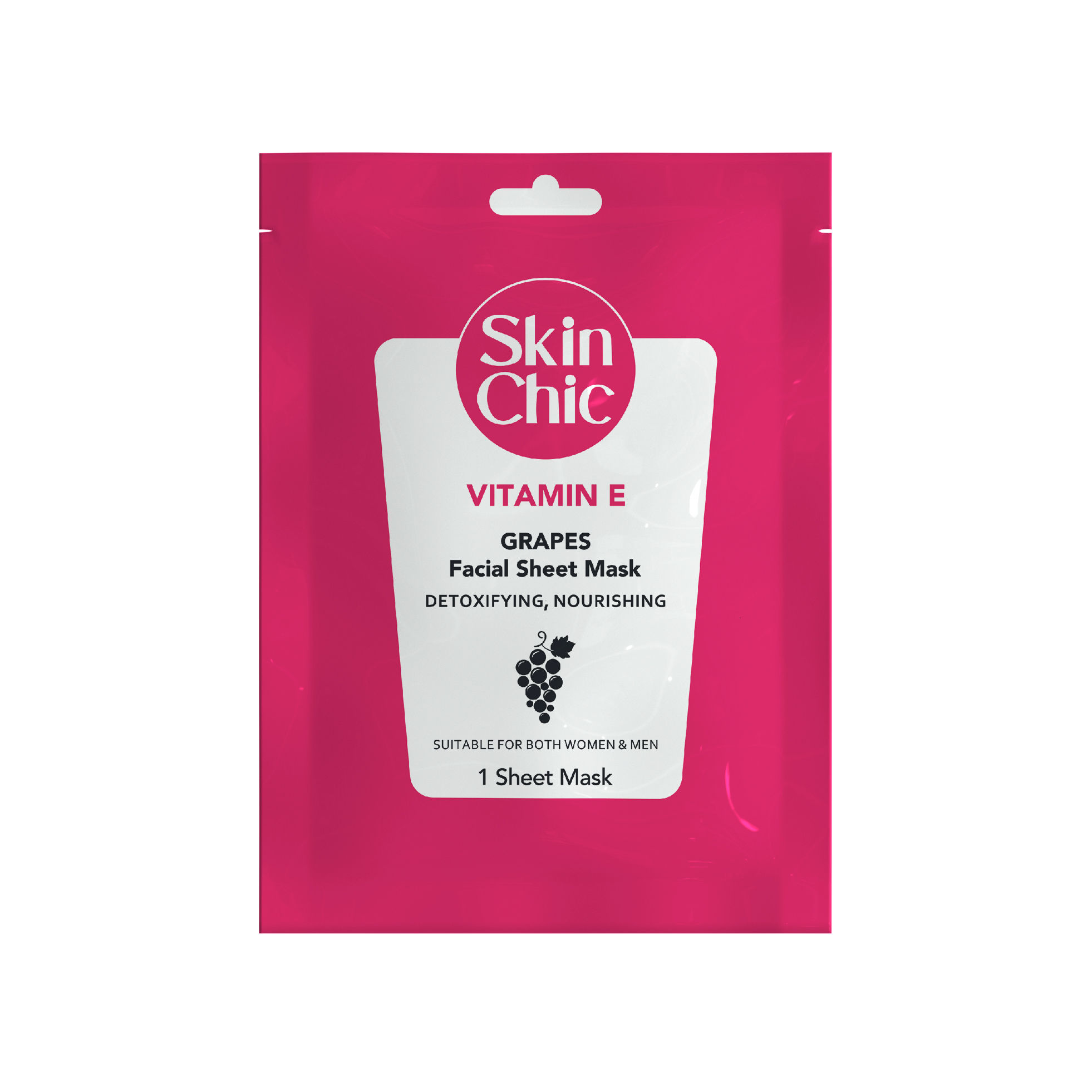 vitamin E grapes face sheet mask copy