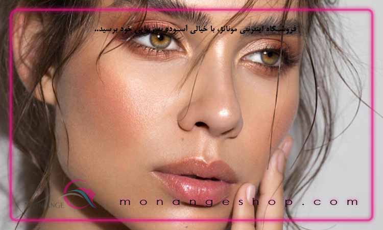 رژگونه مناسب پوست گندمی