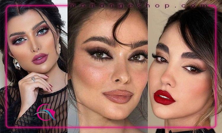 آرایش لب سبک مهمانی عروسی
